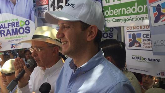 Alfredo Ramos sigue liderando encuestas en Medellín